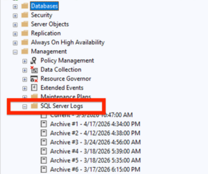 SQL Server Error Log Tricks More DBAs Should Know – AmyAbelSQL.com